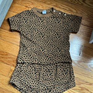 2 piece leopard set